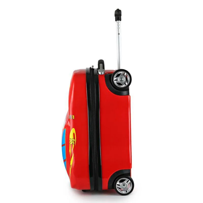 18inch Kids Suitcase 3DCar Children's Luggage Travel Trolley Suitcase set wheels Child school