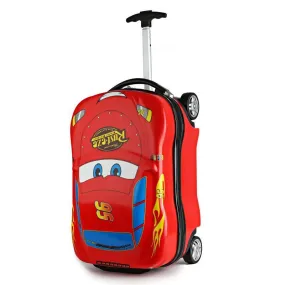 18inch Kids Suitcase 3DCar Children's Luggage Travel Trolley Suitcase set wheels Child school