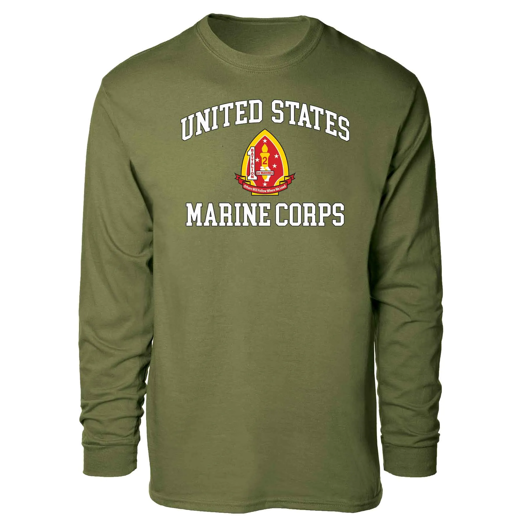 1st Battalion 2nd Marines USMC Long Sleeve T-shirt