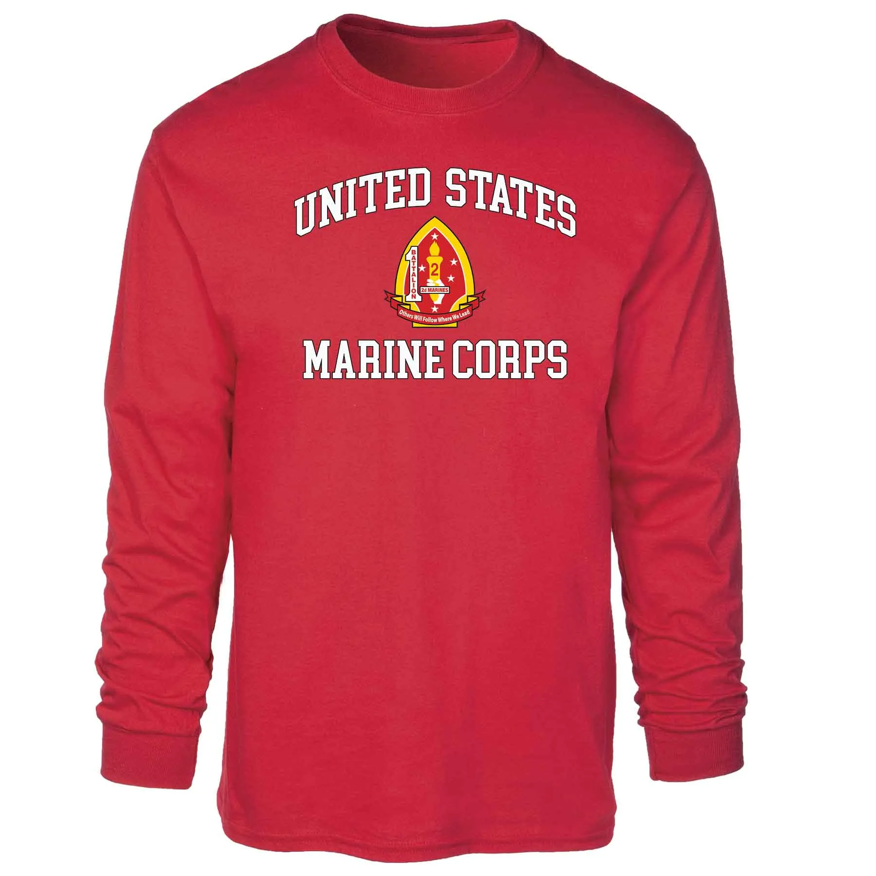 1st Battalion 2nd Marines USMC Long Sleeve T-shirt