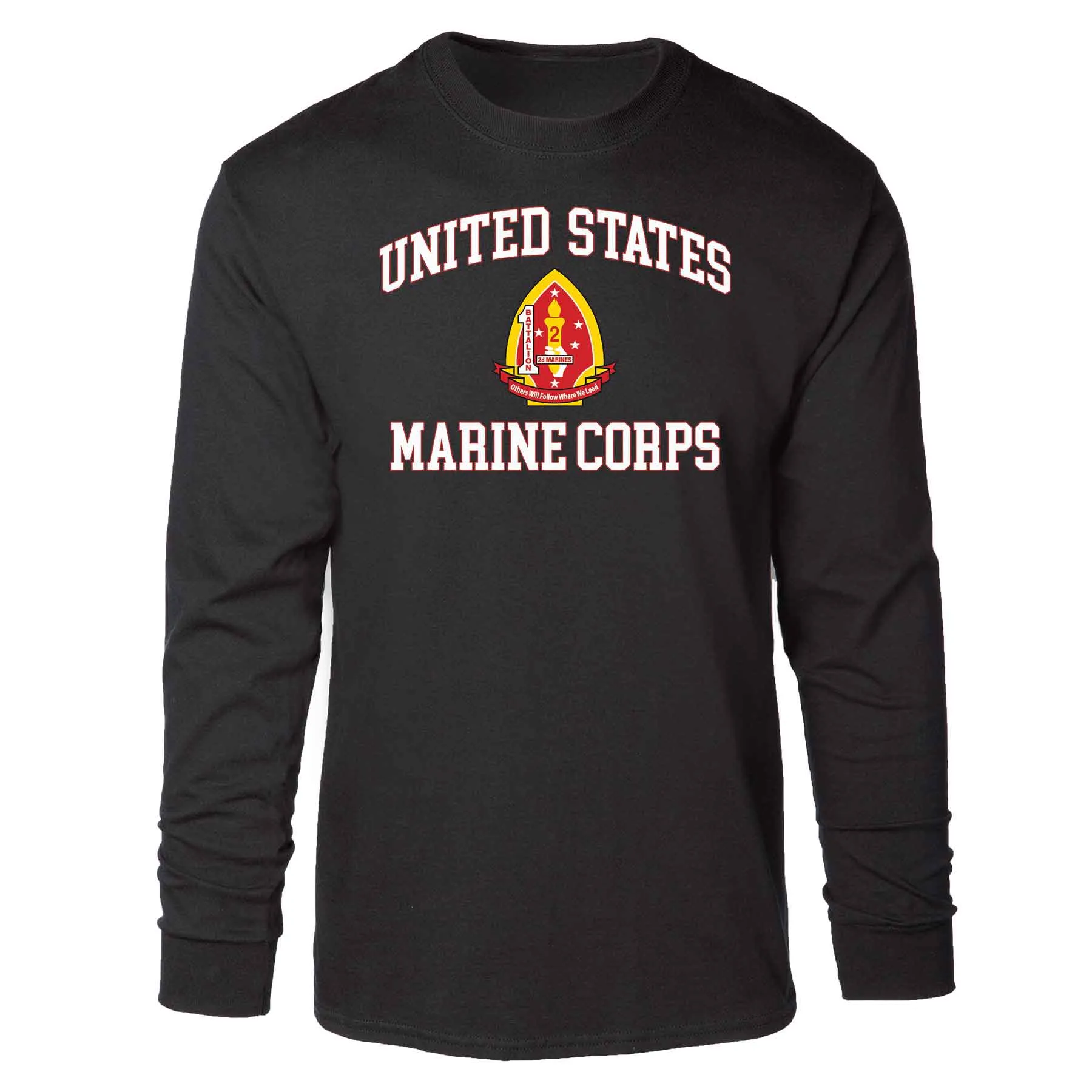 1st Battalion 2nd Marines USMC Long Sleeve T-shirt