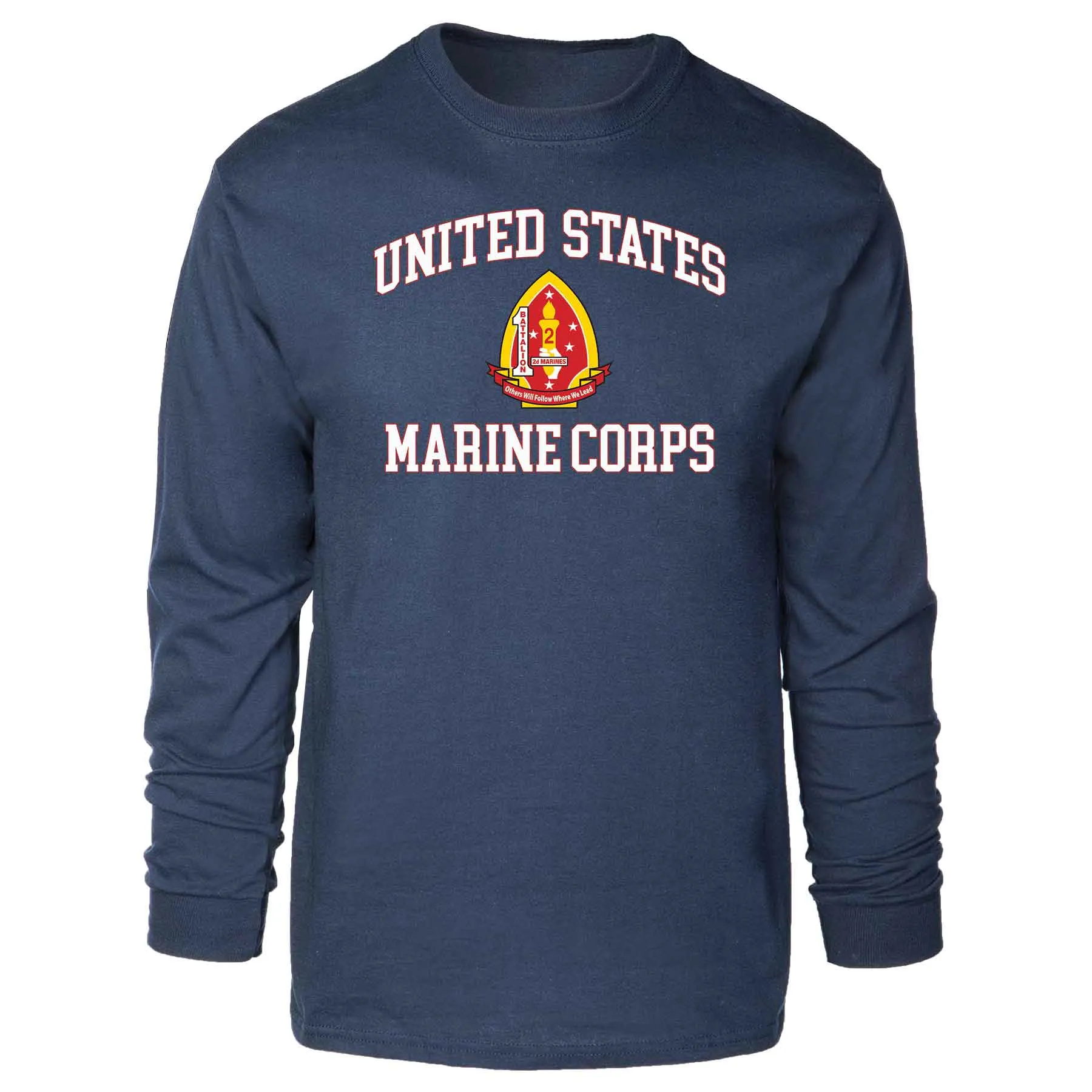 1st Battalion 2nd Marines USMC Long Sleeve T-shirt