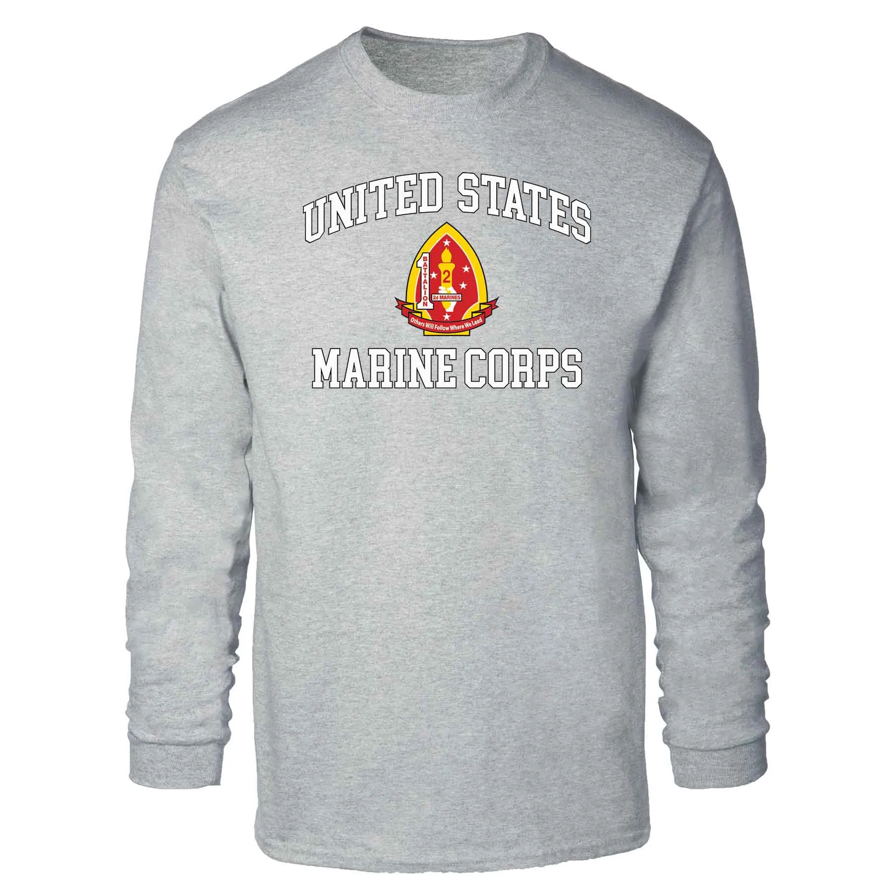 1st Battalion 2nd Marines USMC Long Sleeve T-shirt