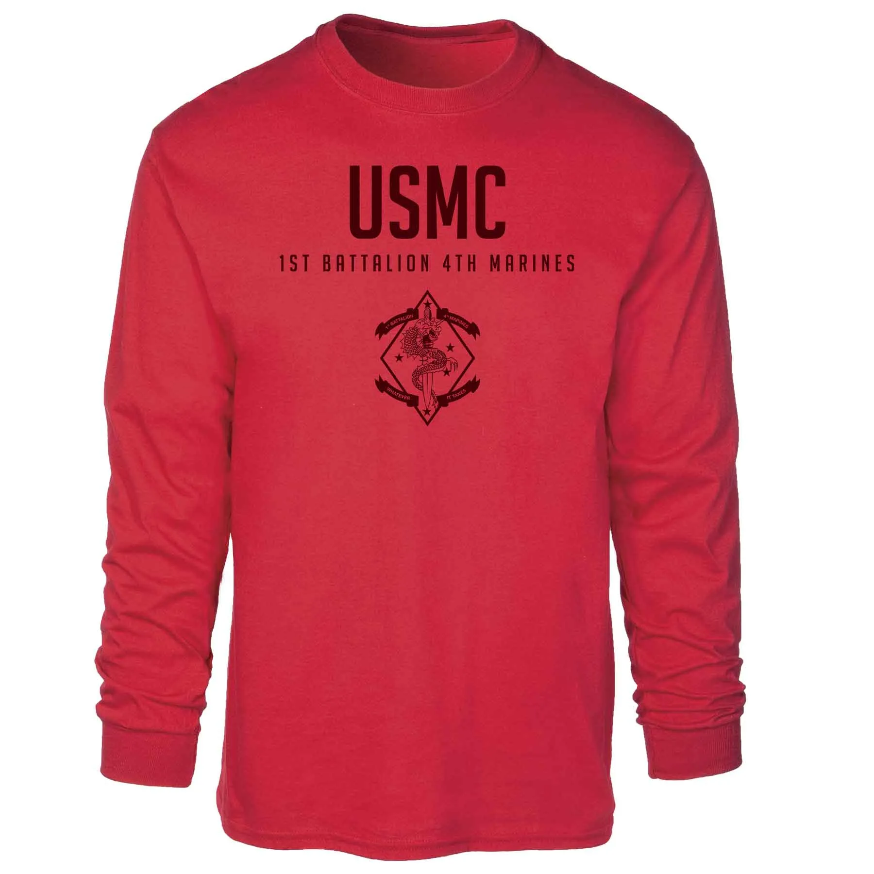 1st Battalion 4th Marines Tonal Long Sleeve T-shirt