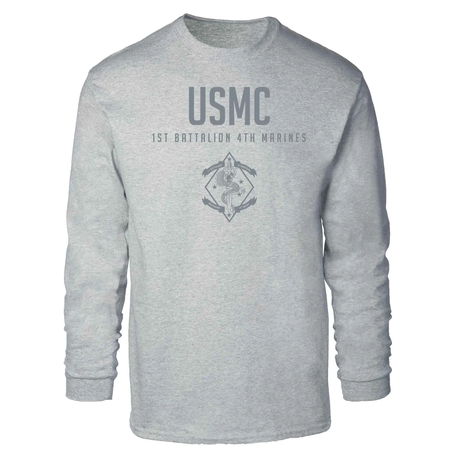 1st Battalion 4th Marines Tonal Long Sleeve T-shirt