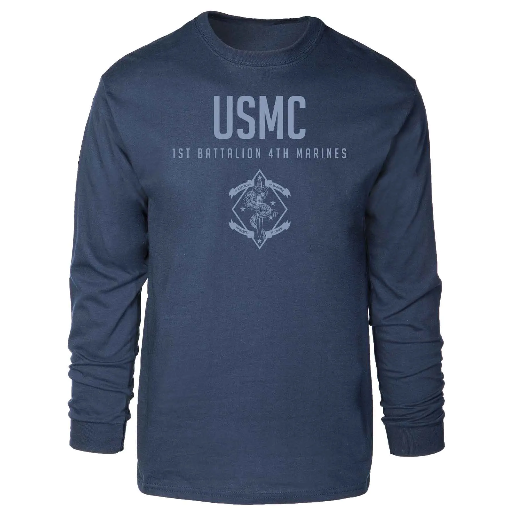 1st Battalion 4th Marines Tonal Long Sleeve T-shirt