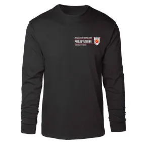 1st Battalion 7th Marines Proud Veteran Long Sleeve T-shirt