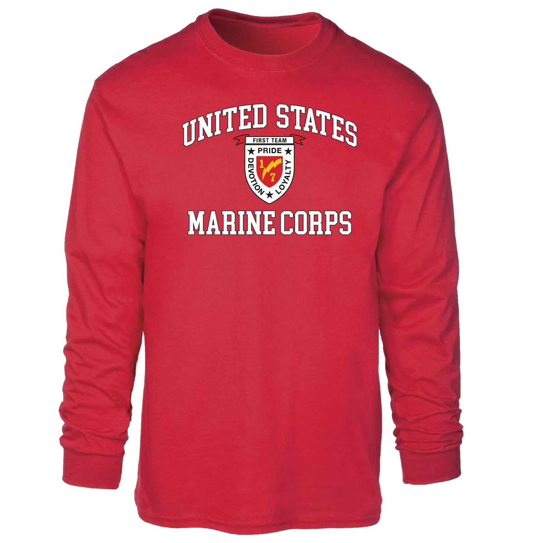 1st Battalion 7th Marines USMC Long Sleeve T-shirt