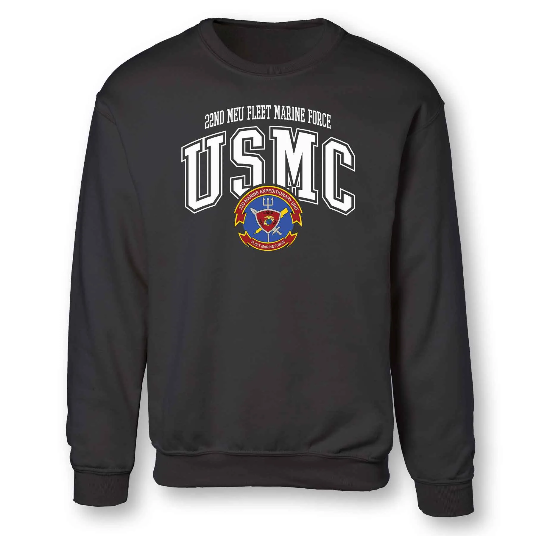 22nd MEU Fleet Marine Force Arched Sweatshirt