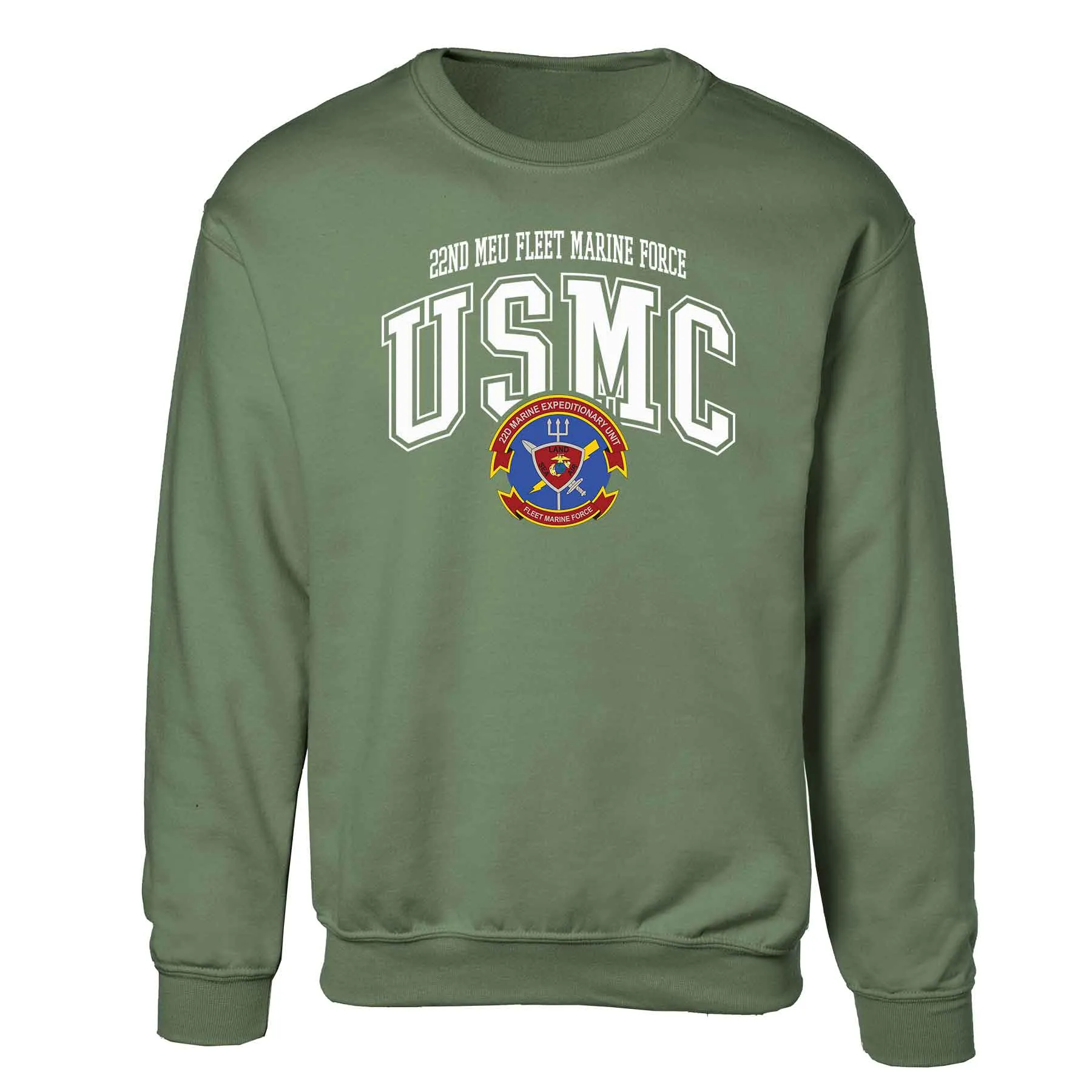 22nd MEU Fleet Marine Force Arched Sweatshirt