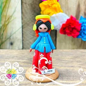 26- Sonora Little Doll Figurine - Fondant Doll