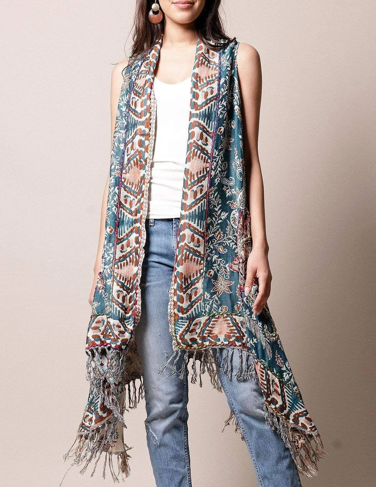 3-in-1 Jaipur Wrap - Desert Teal