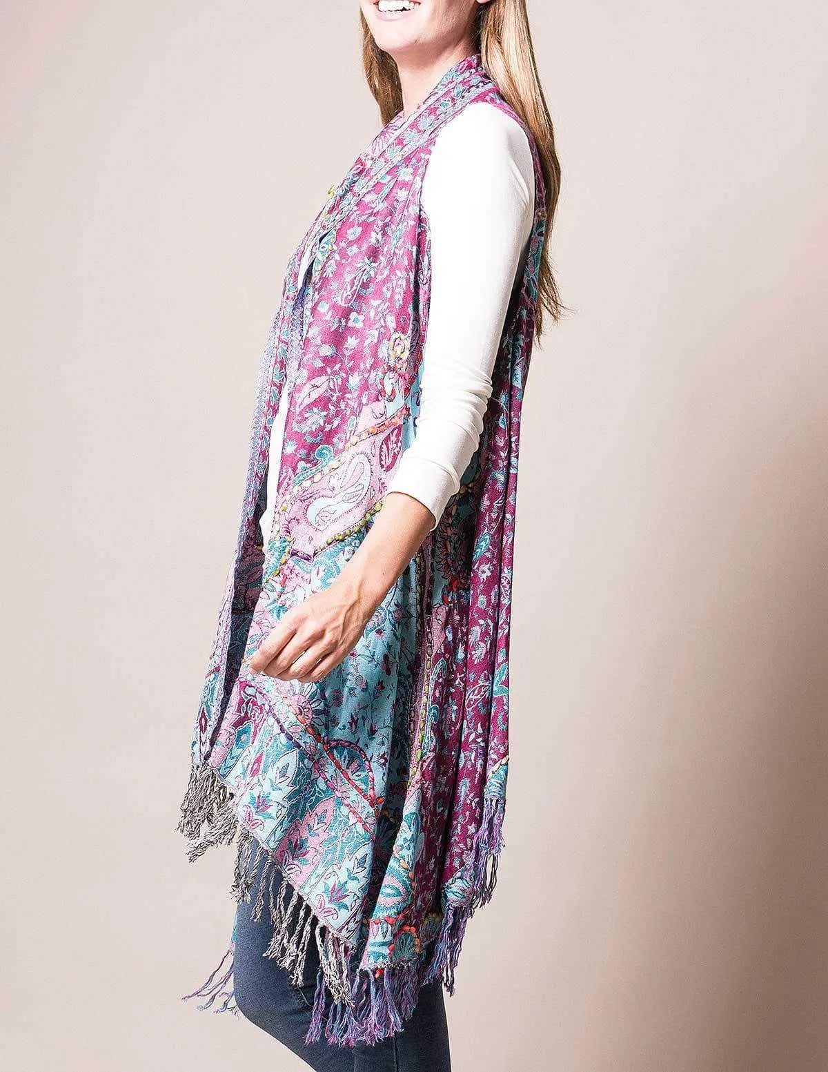 3-in-1 Jaipur Wrap - Orchid