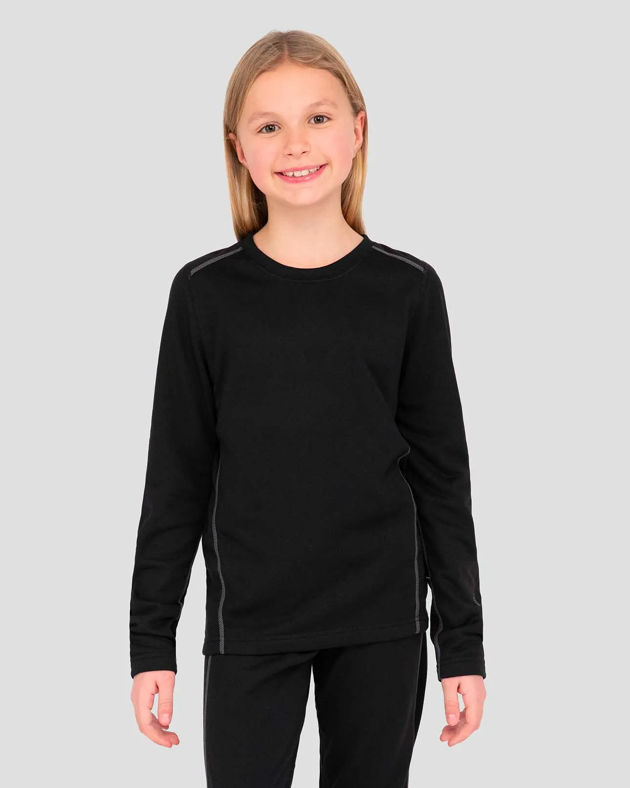 4.0 Kids' Genesis Heritage Expedition Weight Fleece Thermal Crew Shirt