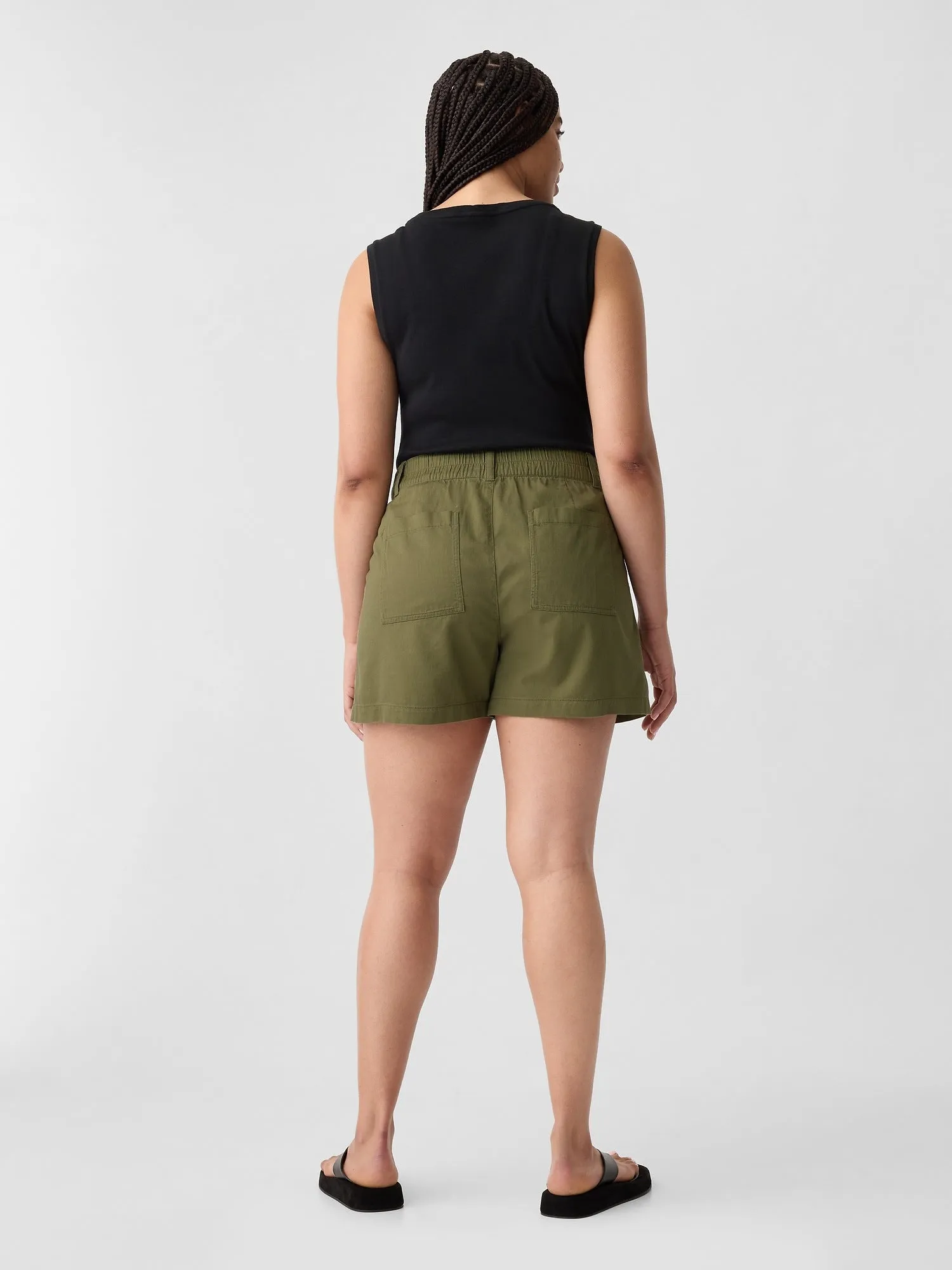 4" High Rise Easy Utility Shorts