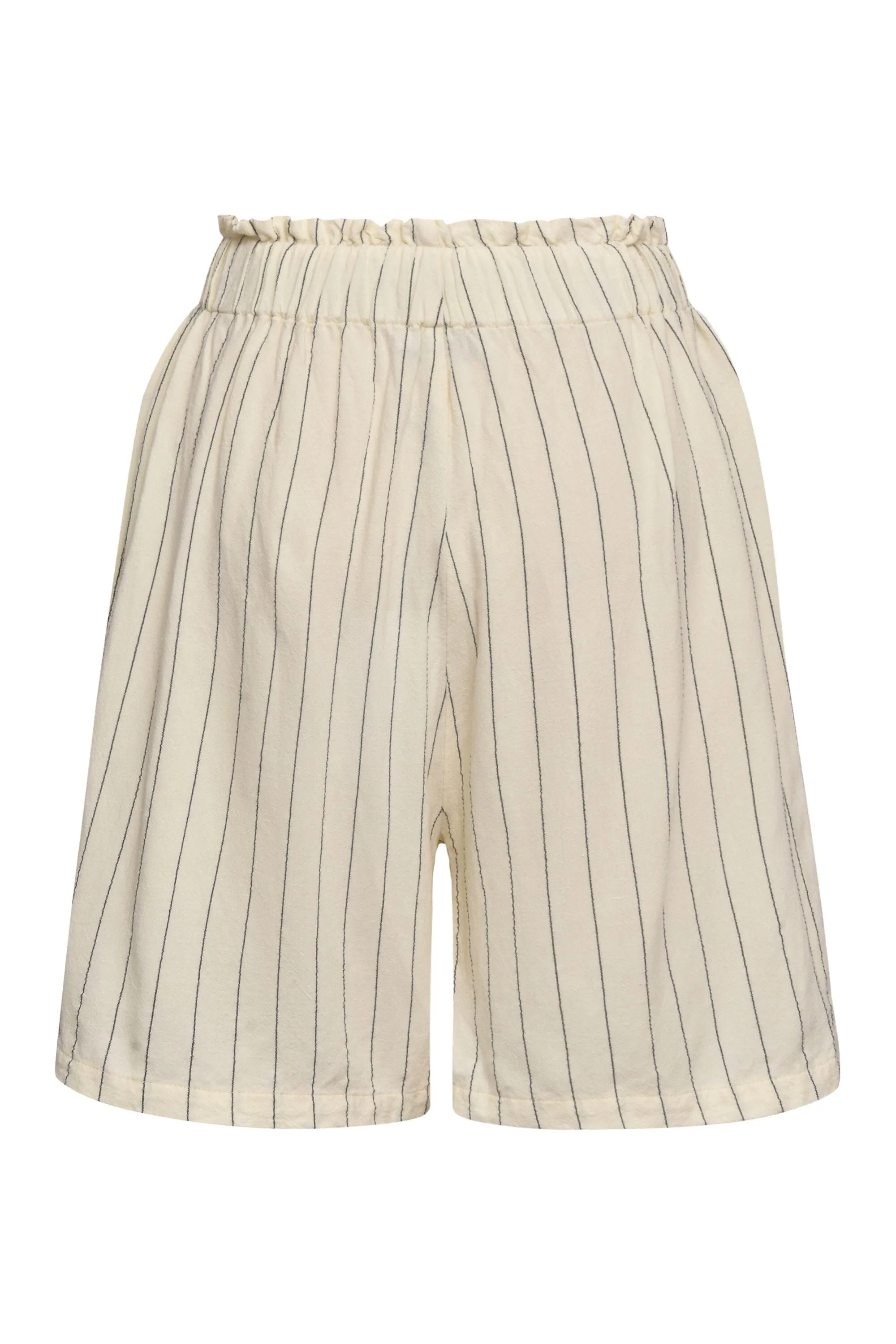 A-View - Lerke Stripe Shorts - 005 Off White