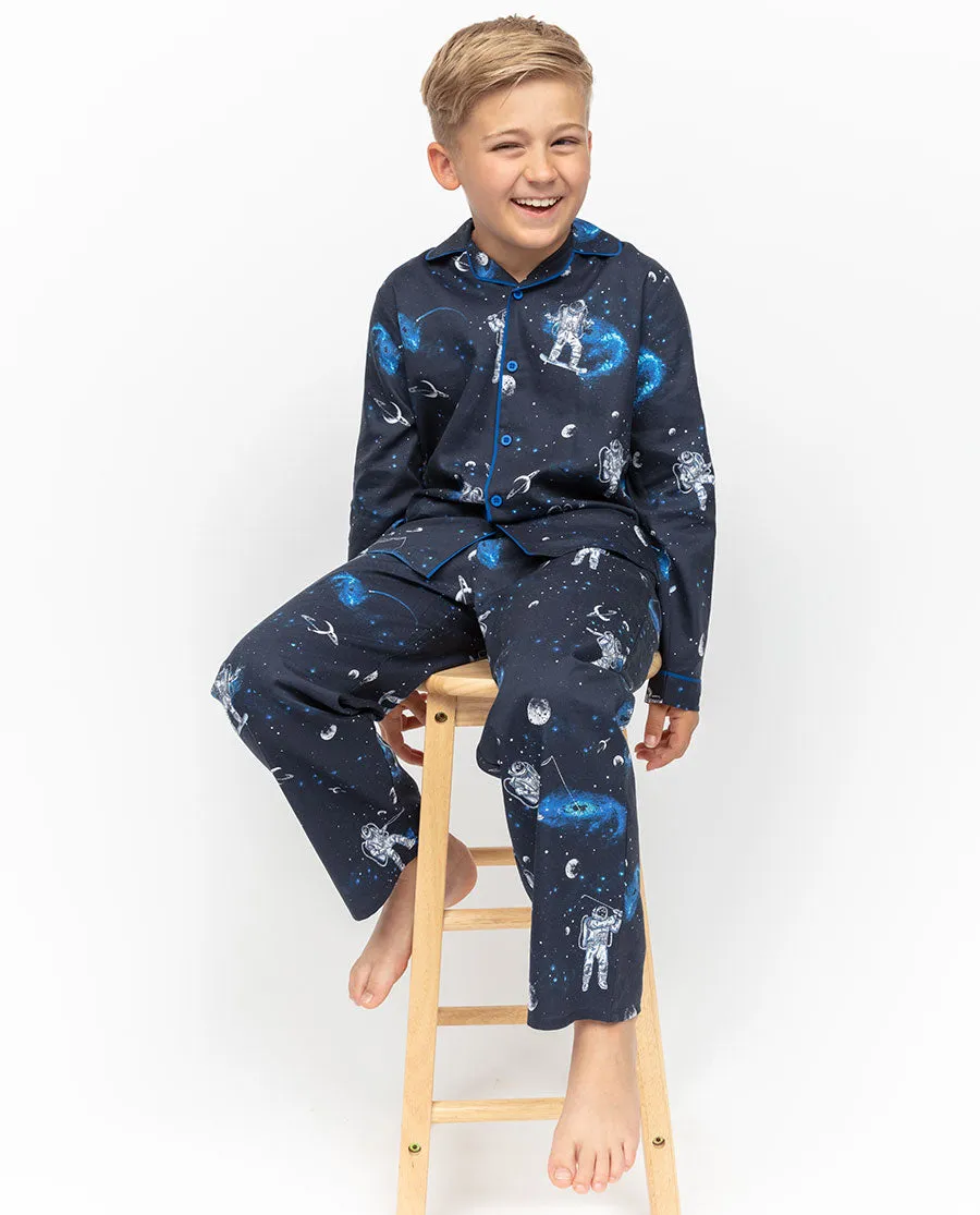 Aldrin Boys Astronaut Print Pyjama Set