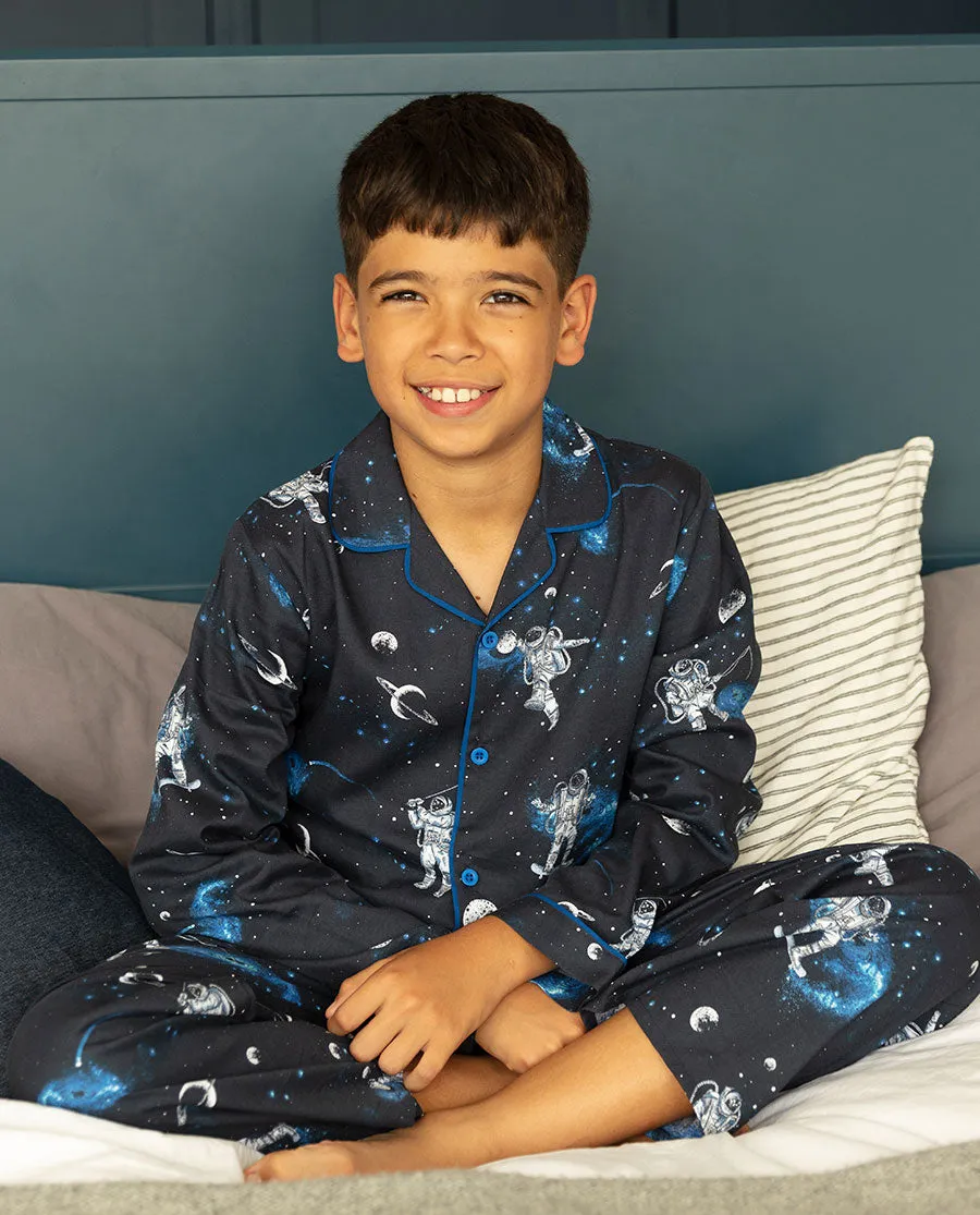 Aldrin Boys Astronaut Print Pyjama Set