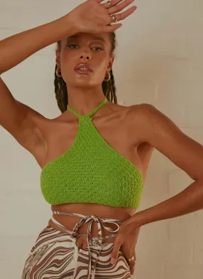 Alyson Crop Top - Green