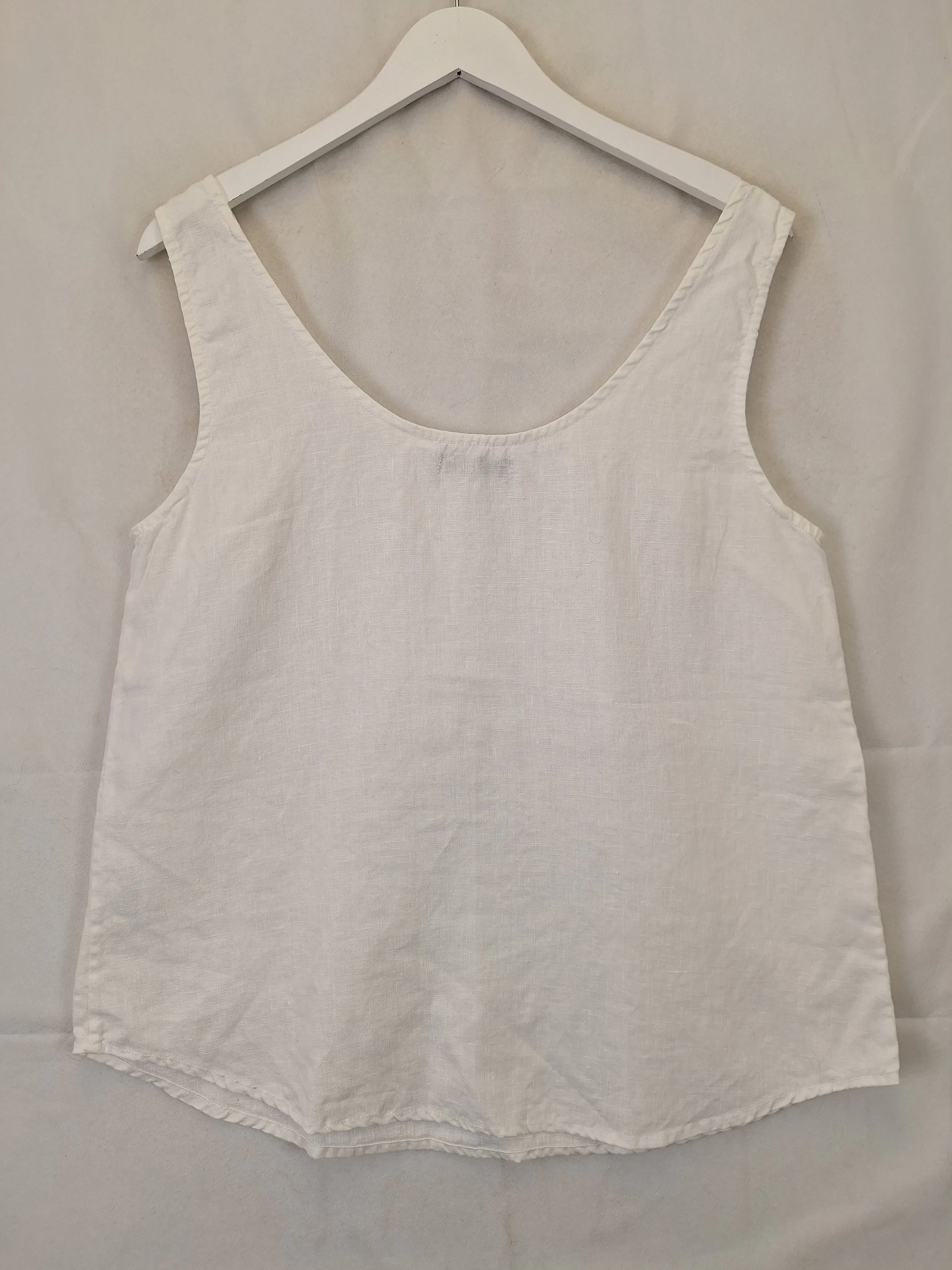 Amelius Classic Linen Everyday Tank Top Size L