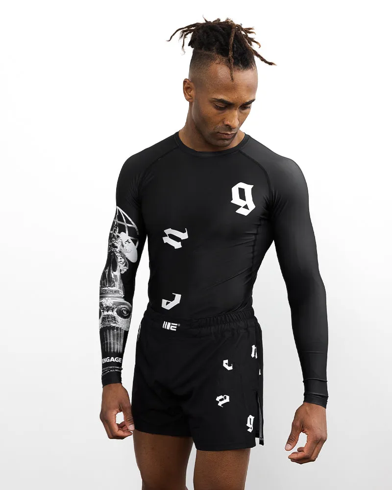 Athena MMA Hybrid Shorts - Black