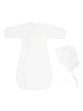 Baby Funeral Gown, White