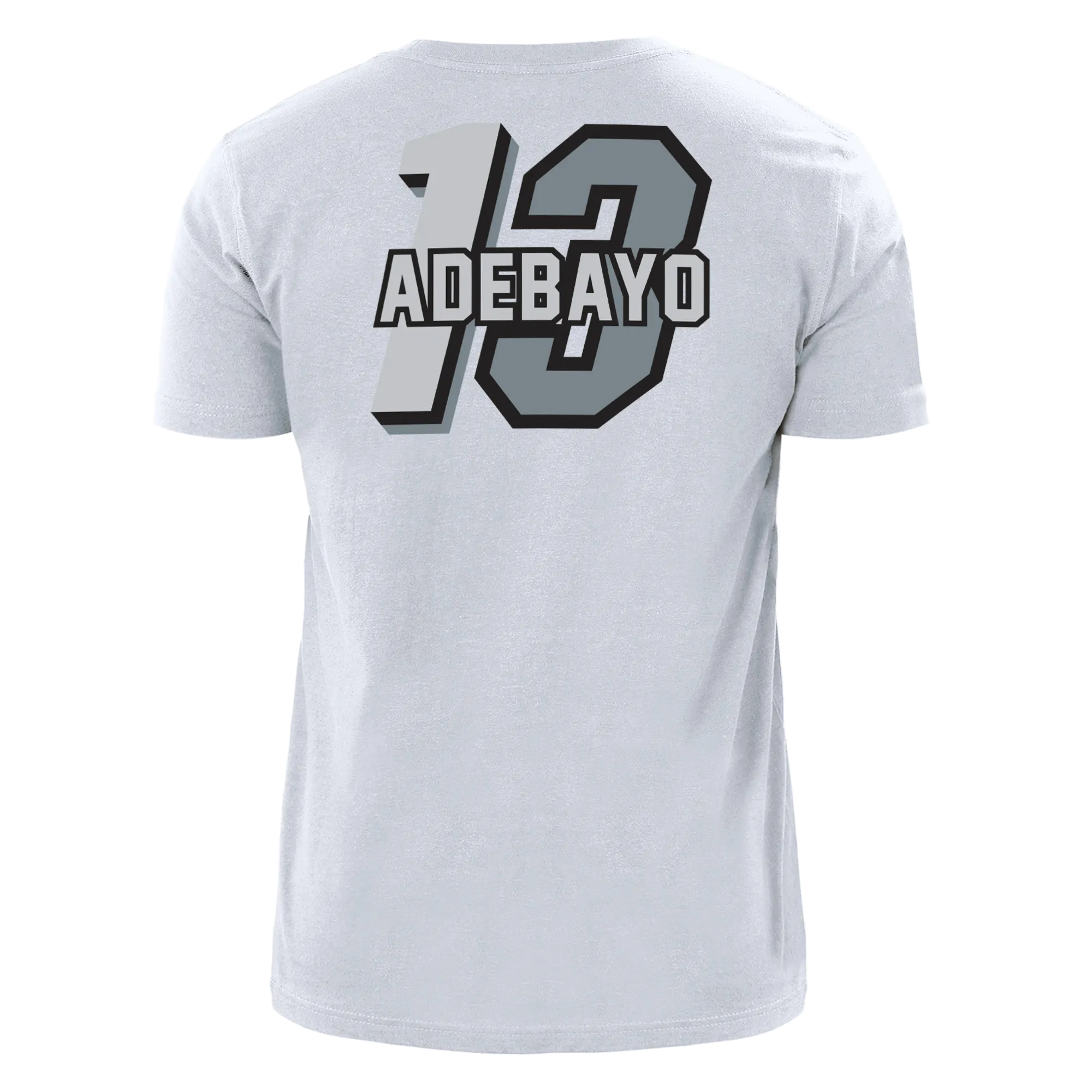 Bam Adebayo New Era Miami HEAT Mashup Name & Number White Tee