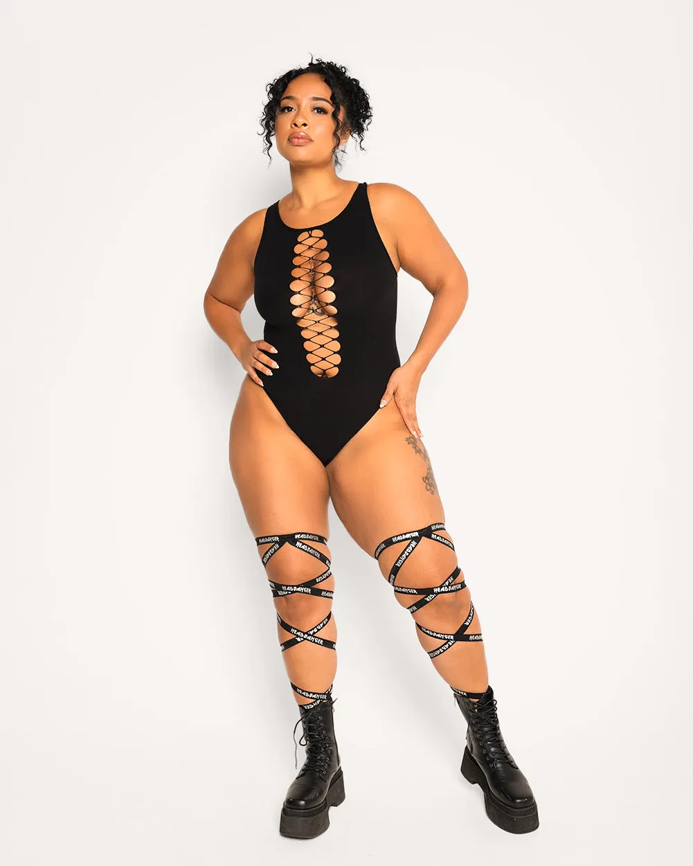 Bass Destruction Cutout Bodysuit