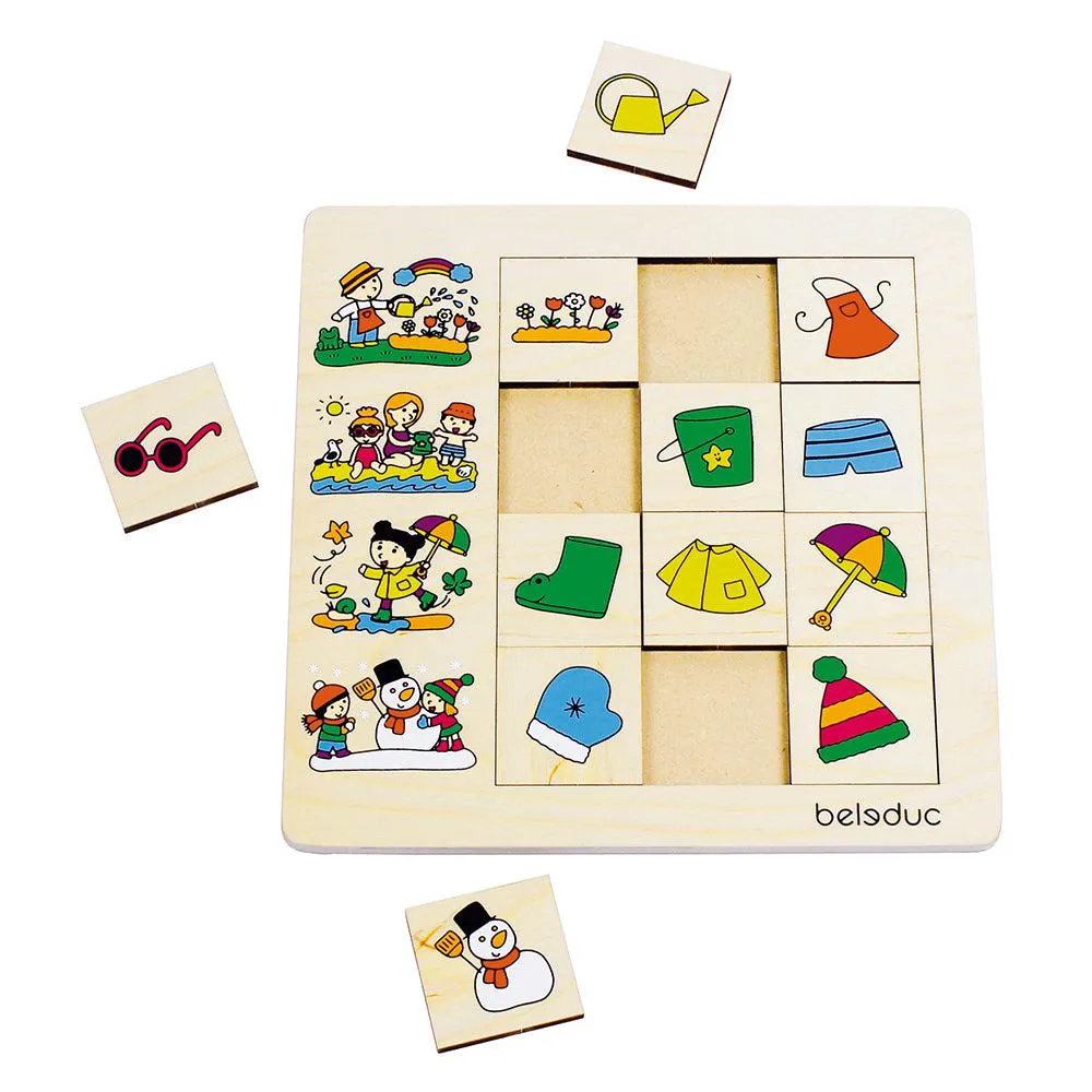 Beleduc Wooden Sorting Game - Season