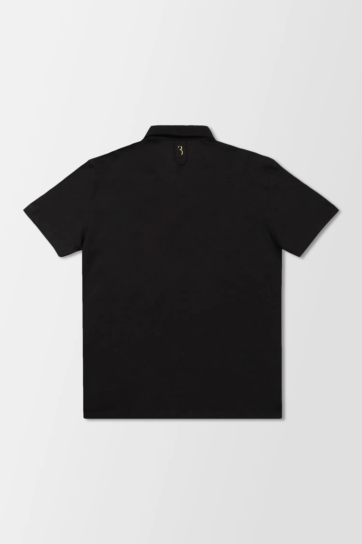 Billionaire Black SS Crest Polo