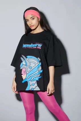 Bonkers Futuristic Oversized T-Shirt