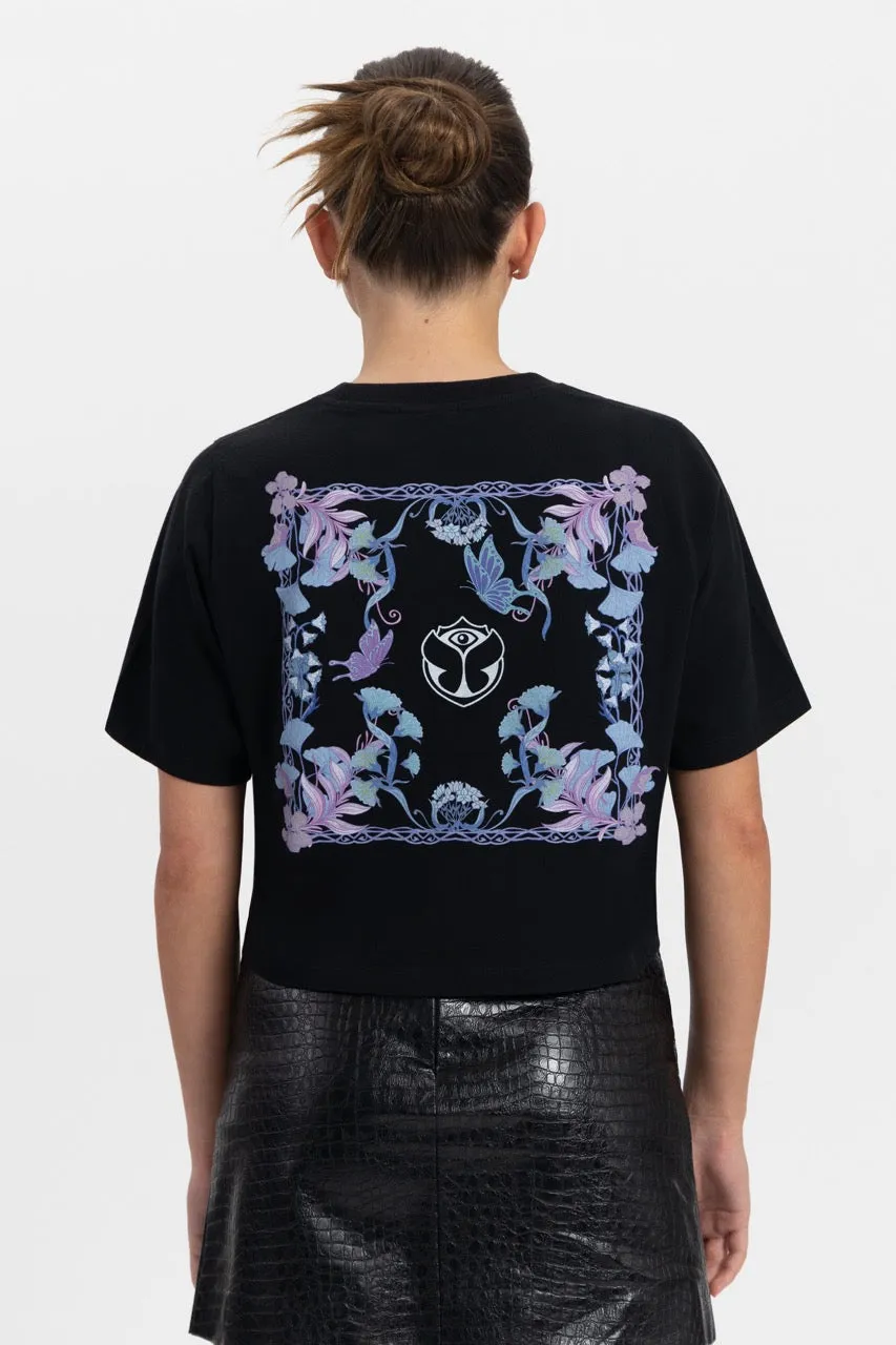 BOTANIC CROPPED T-SHIRT