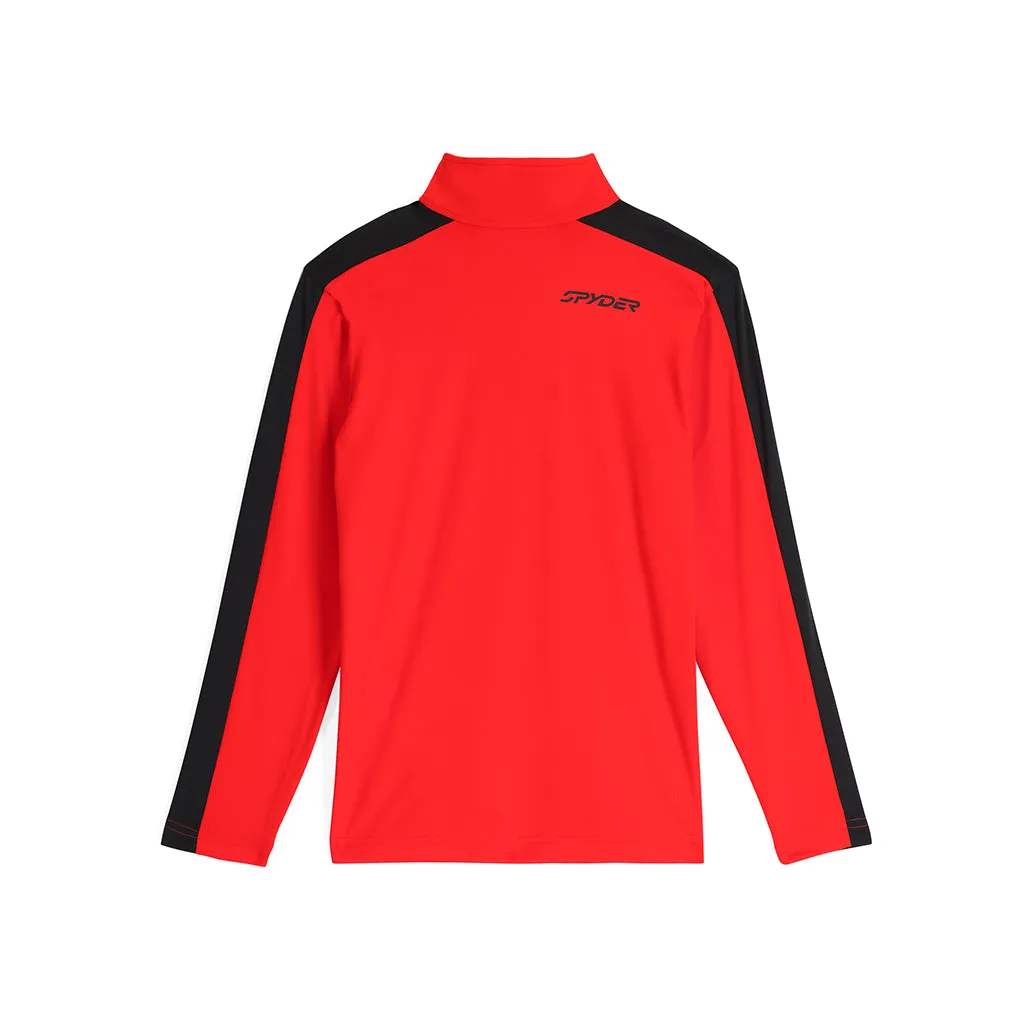 Boys Base Half Zip - Volcano