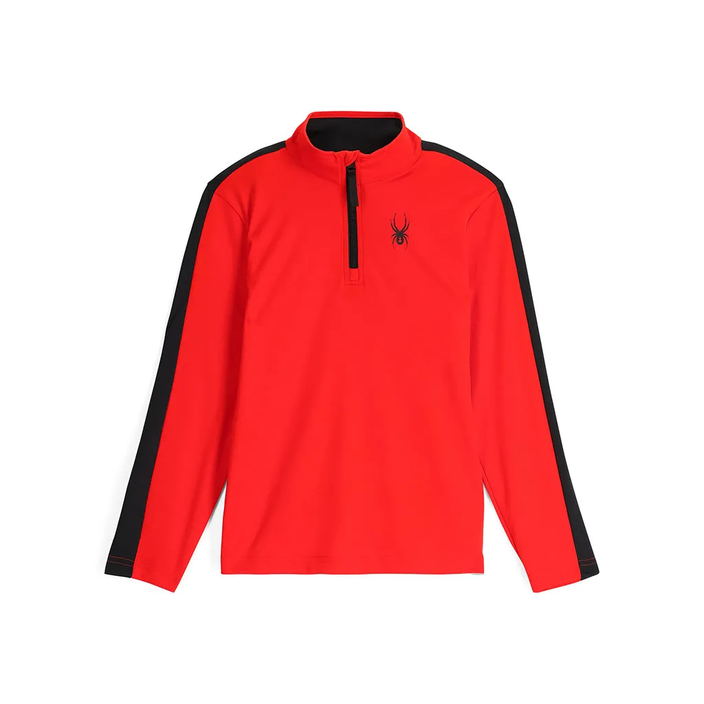 Boys Base Half Zip - Volcano