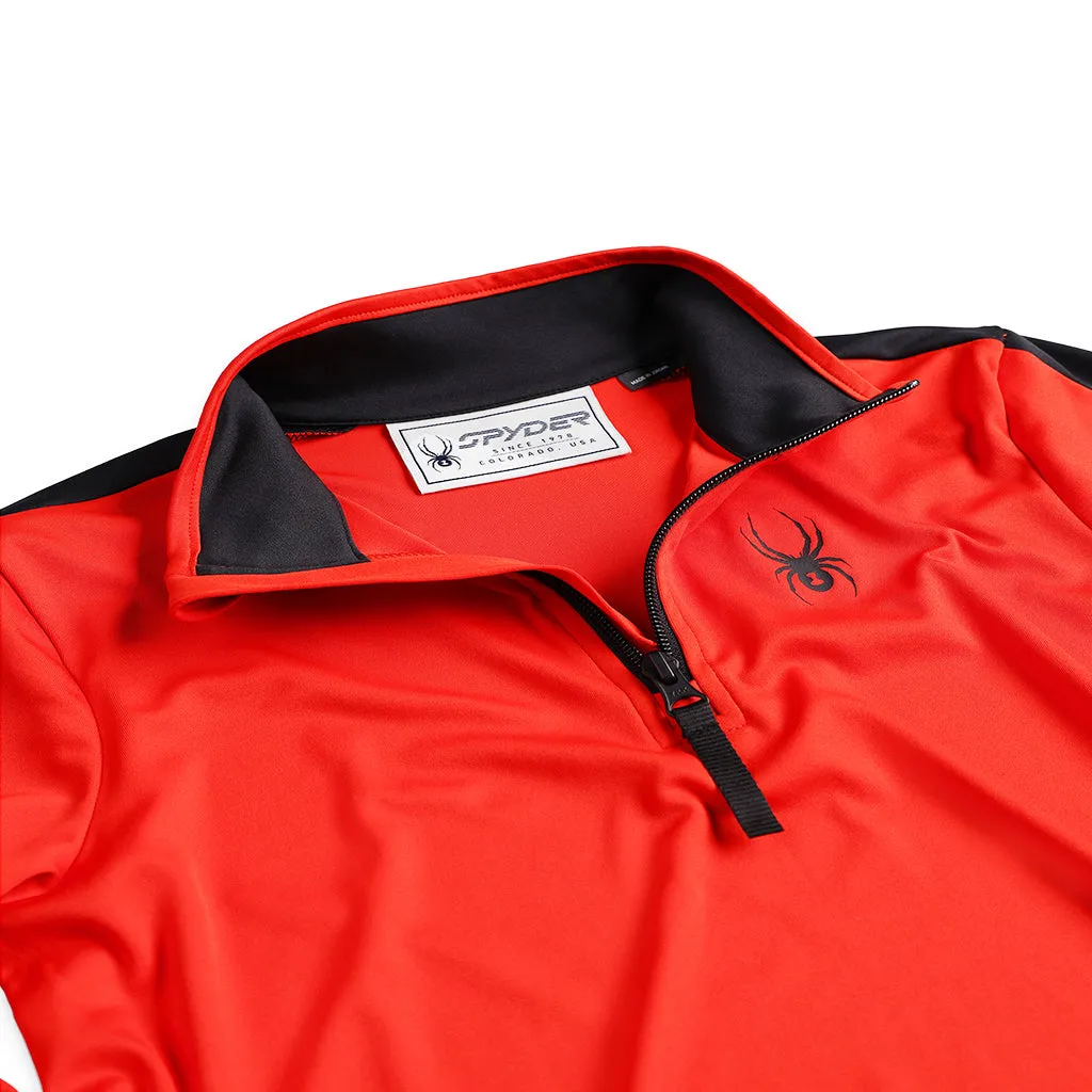 Boys Base Half Zip - Volcano