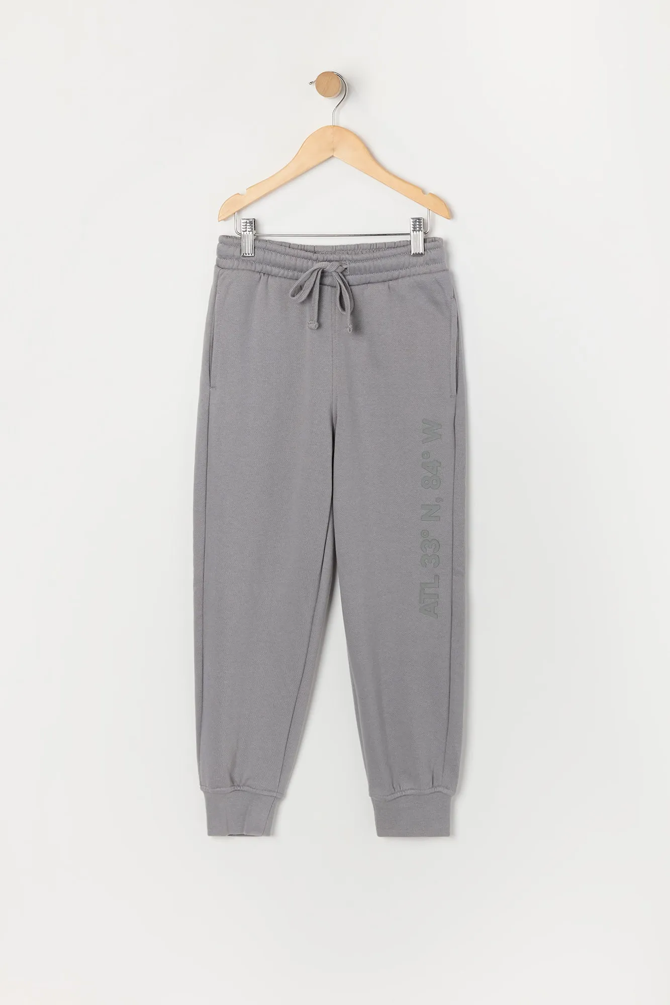 Boys Embossed Fleece Jogger