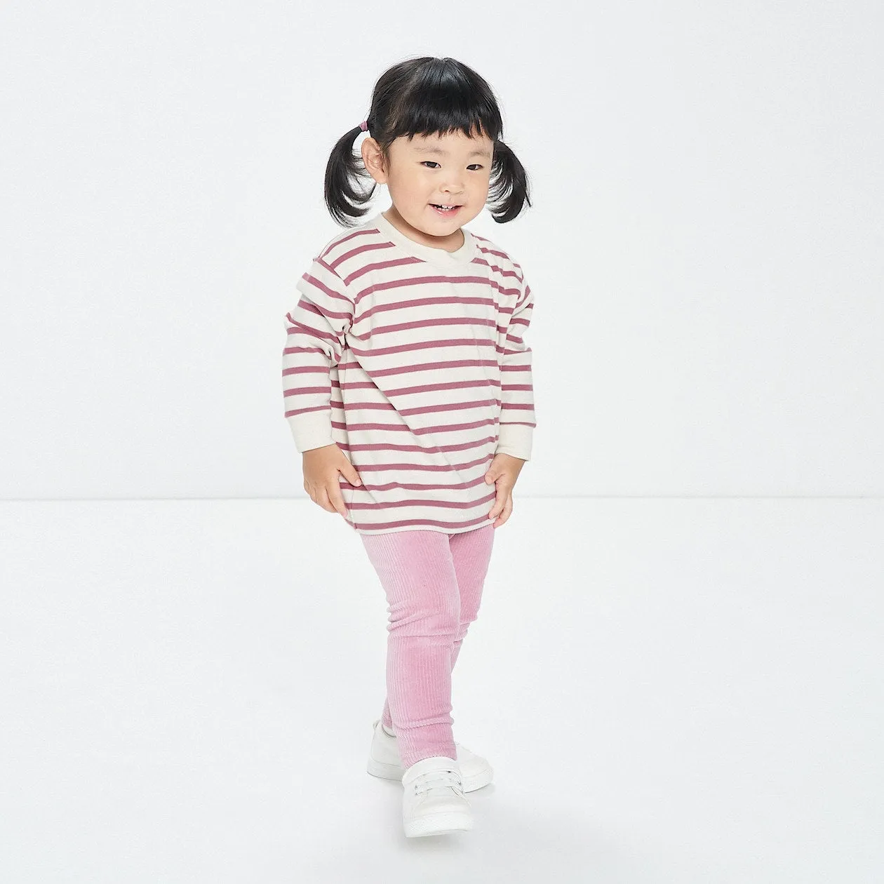 Brushed Interlock Long Sleeve T-Shirt (1-4Y)