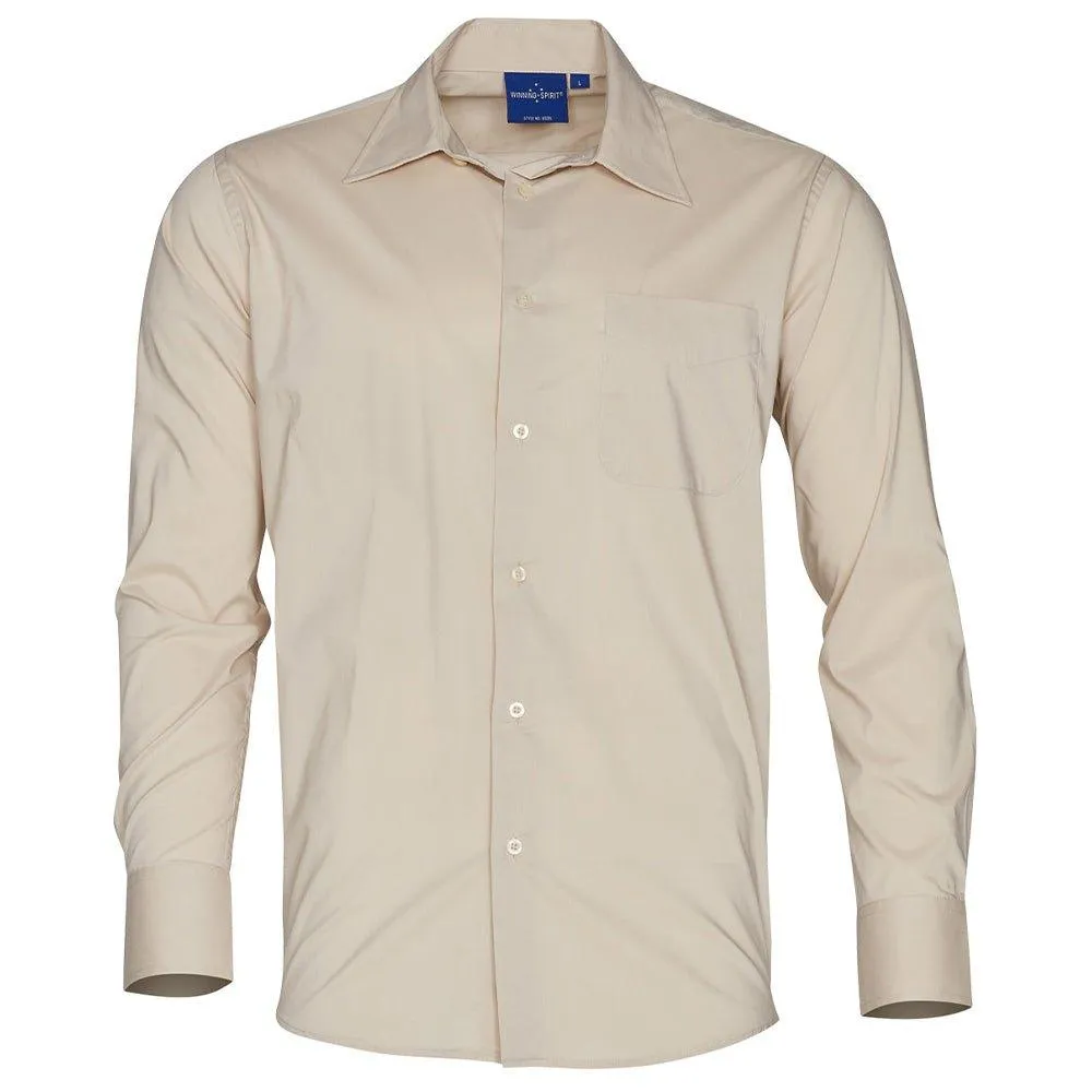 BS08L Men's Teflon Executive Long Sleeve Shirt