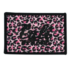 CALI Strong Cheetah Pink Hook-and-Loop 2x3 Morale Patch