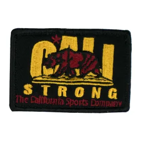 CALI Strong Original Red Hook-and-Loop 2x3 Morale Patch