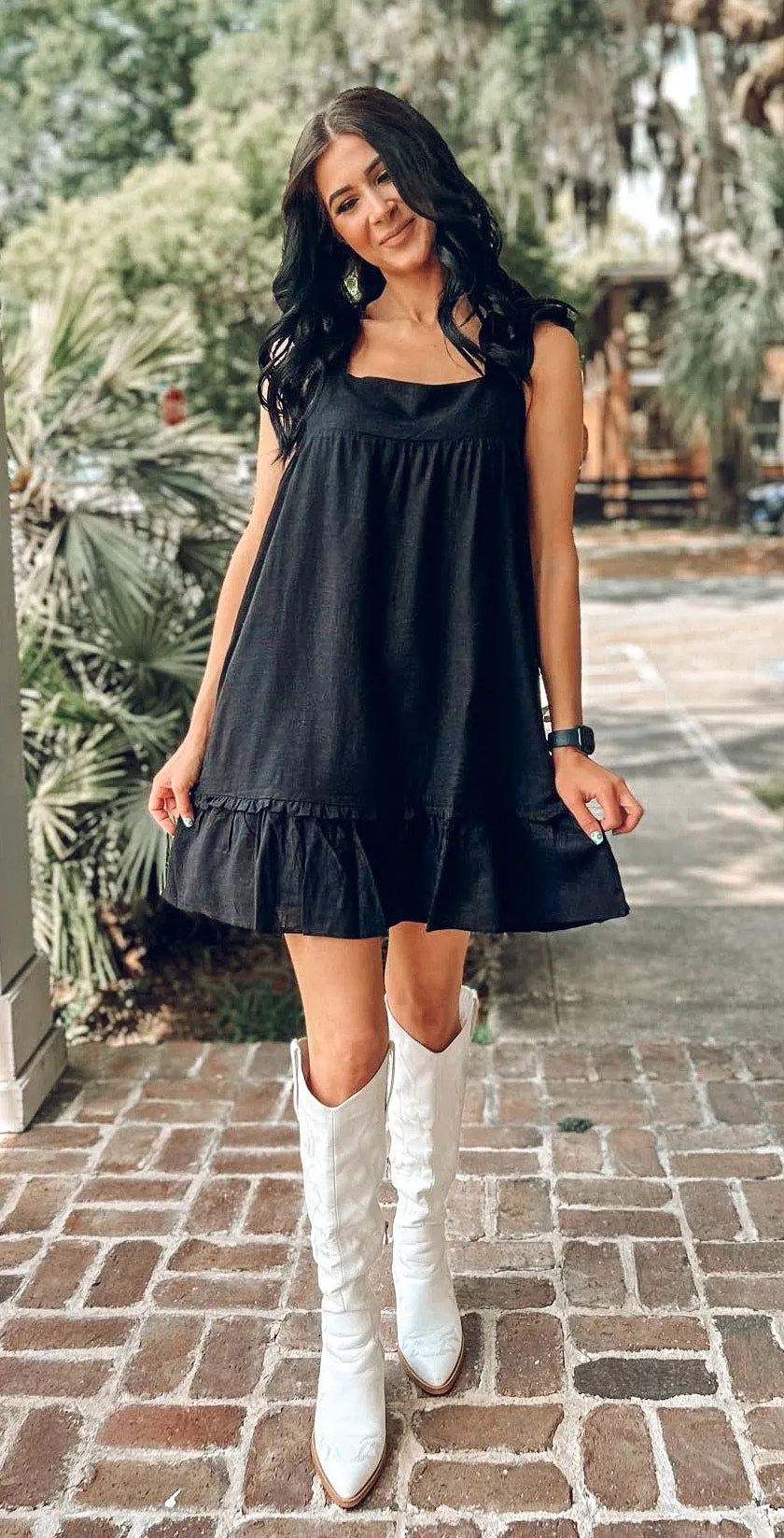 Call Me Mini Dress | Black