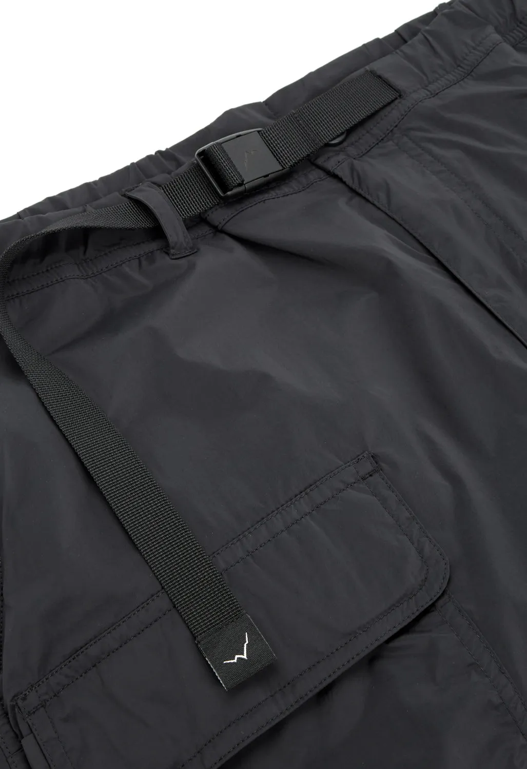 Cayl Flap Pocket Vent Pants - Black