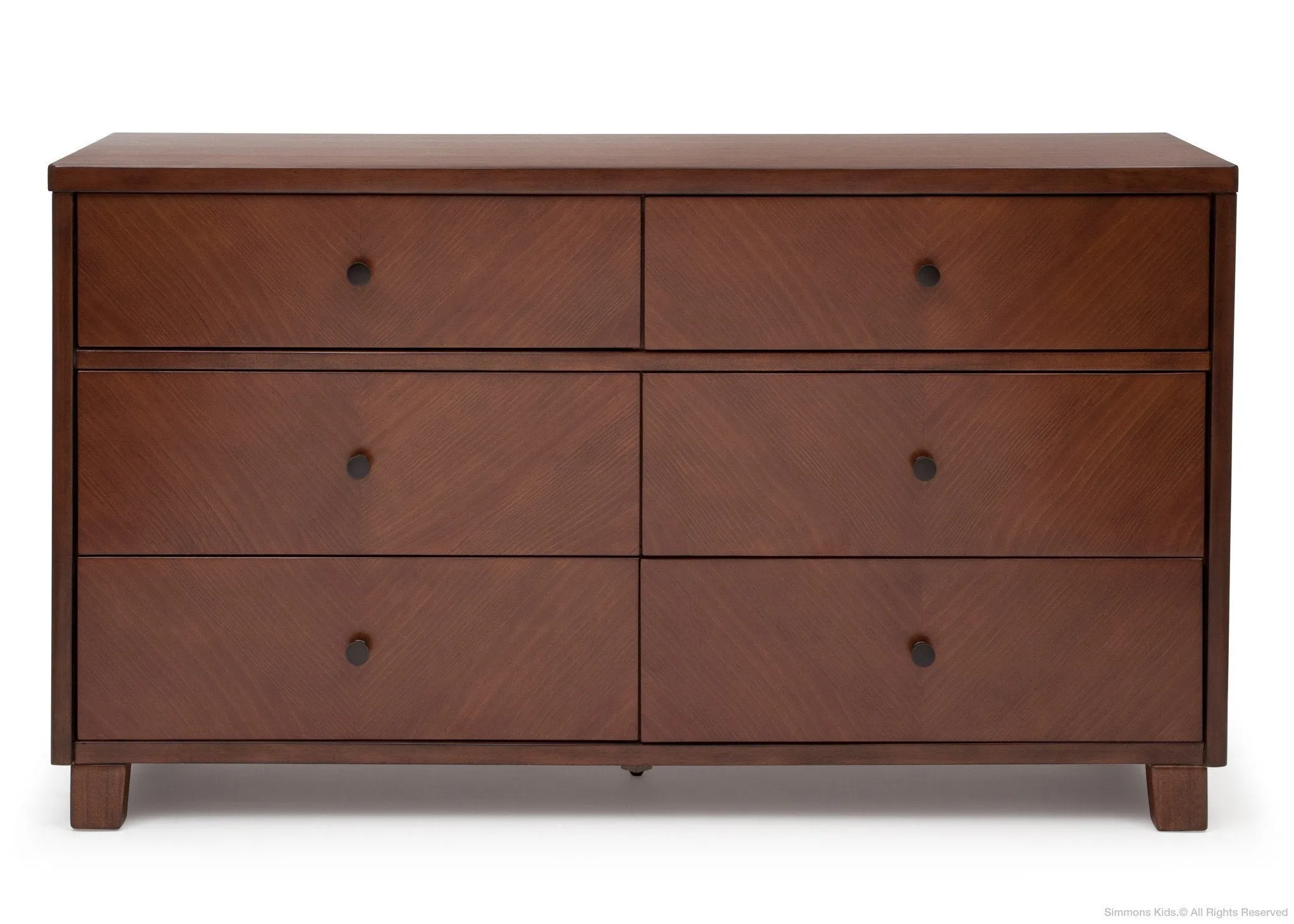 Chevron 6 Drawer Dresser