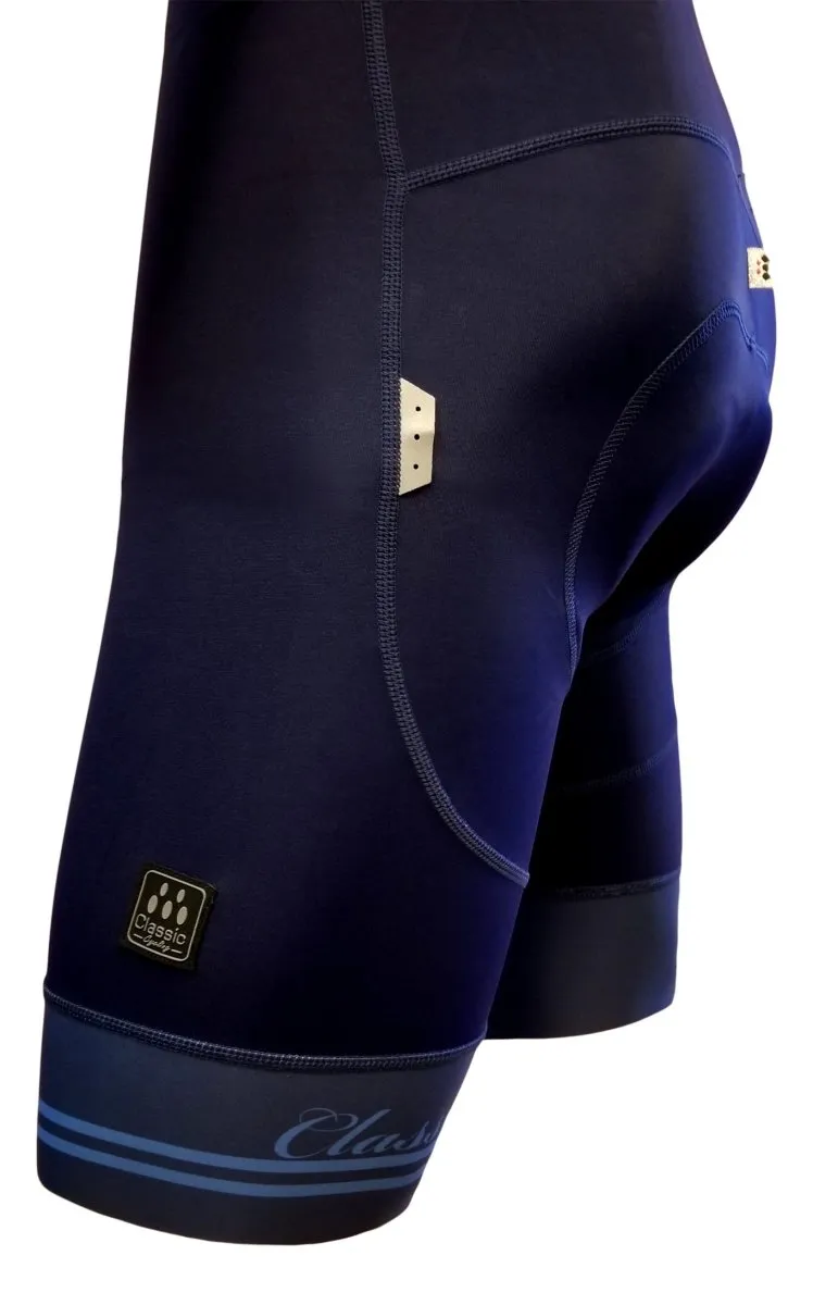 Classic Cycling Fondo Bib Shorts - Navy