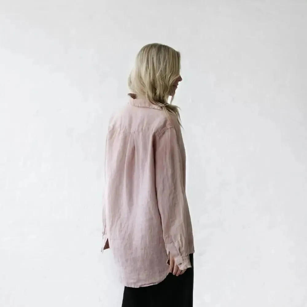 Classic linen shirt by Seaside Tones in 3 colours