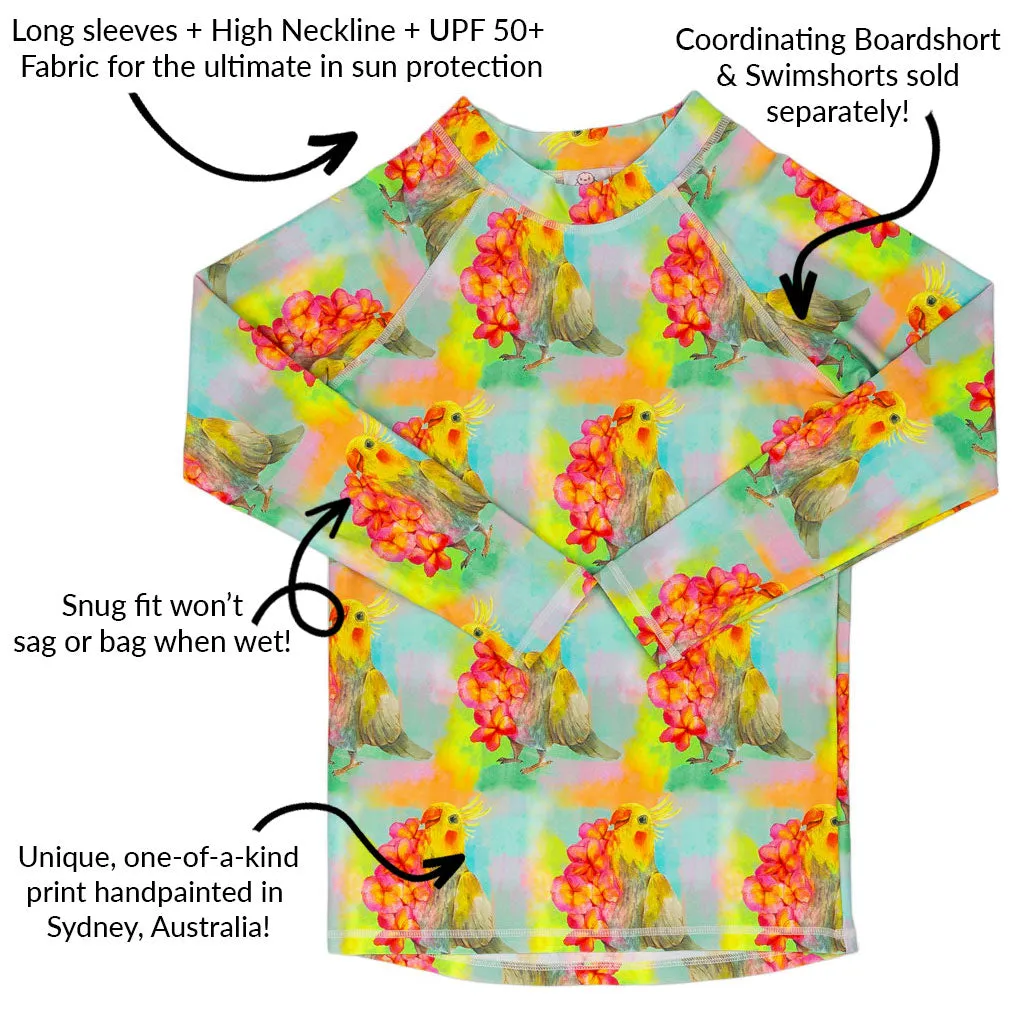 Cockatiel Kids' Rash Top