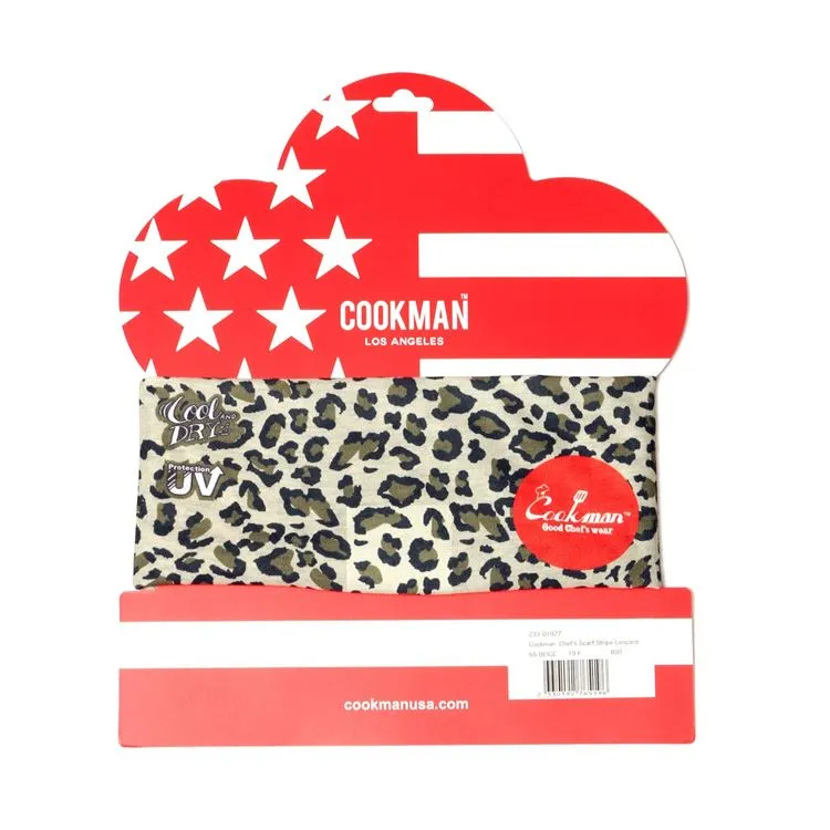 Cookman Chef's Scarf - Leopard