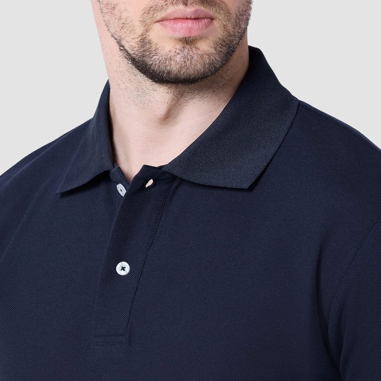 Core Over Achiever Polo White Edition - Navy