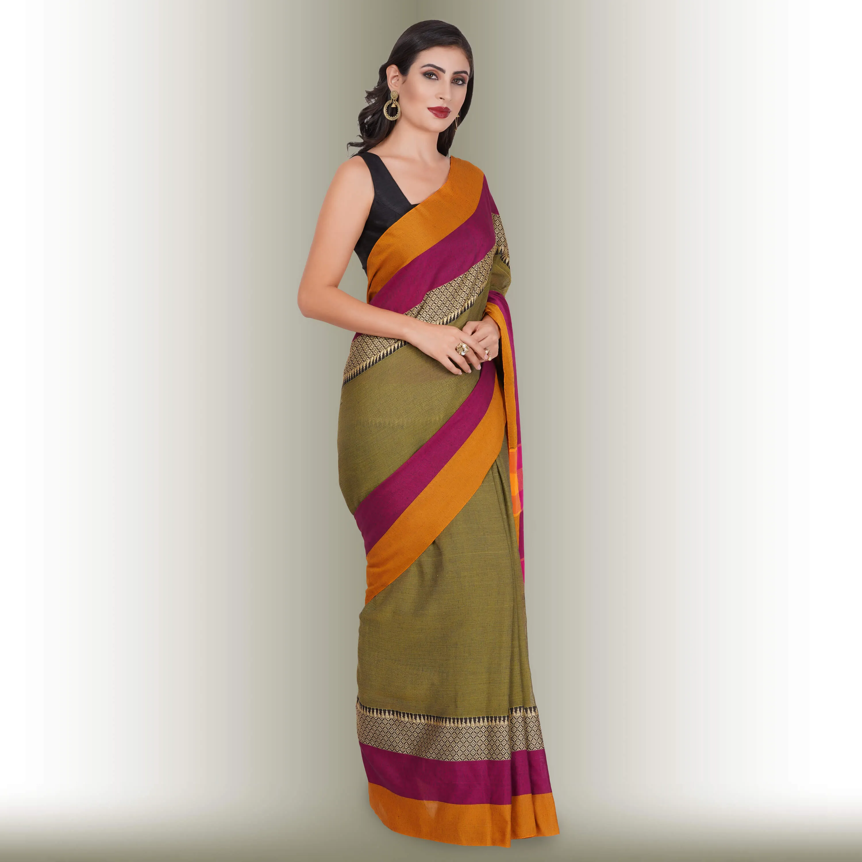 Cotton Handloom Saree