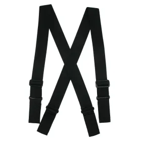 CTM® Men's Big & Tall Elastic Ergonomic Support Suspenders with Hook & Loop Ends